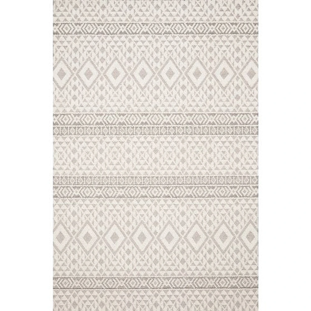 Loloi Cole Rug Silver / Ivory