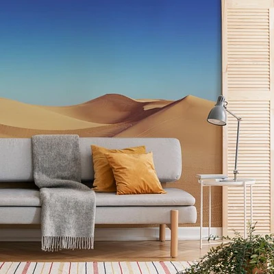 Desert Under Blue Sky Wallpaper Mural