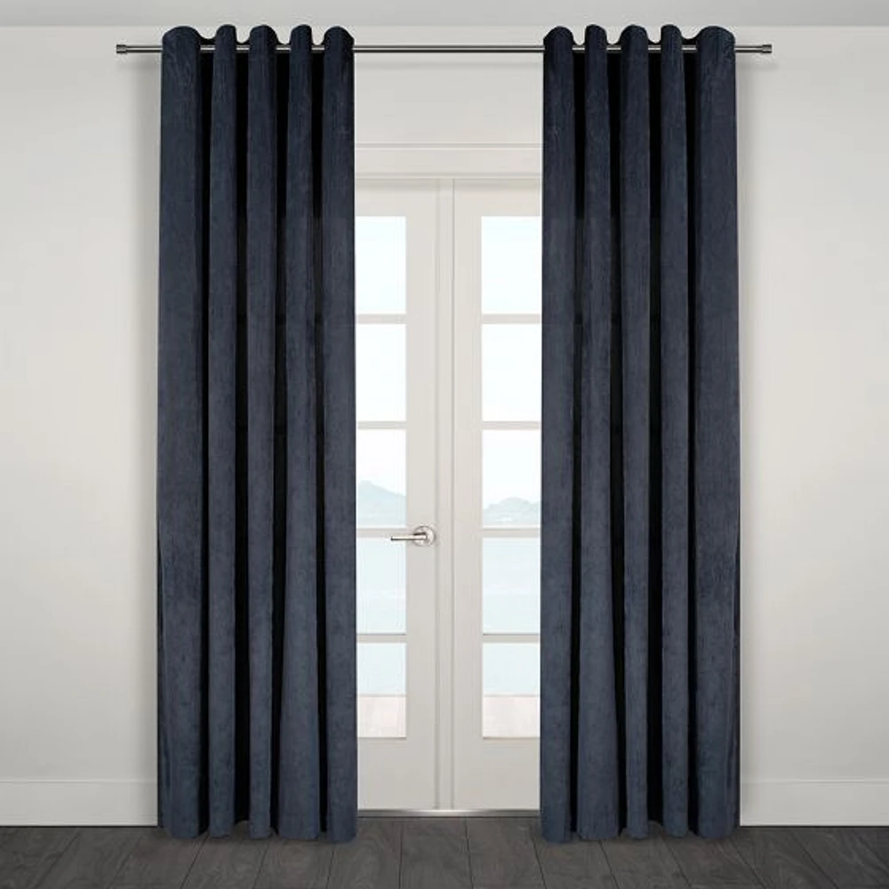 Duchess Corduroy Grommet Jacquard Curtain