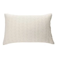 Brunelli Estelle Embroidered Natural Pillow Sham