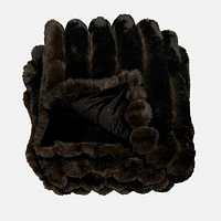 Sable Faux Fur Bed Runner