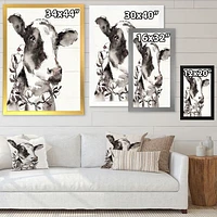 Cow Portrait Counrty Life  Wall Art