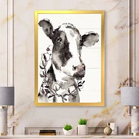 Toile « Cow Portrait Counrty Life »