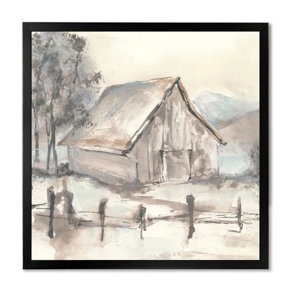 Farmhouse Barn Grey VII  Canvas