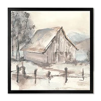 Farmhouse Barn Grey VII  Canvas