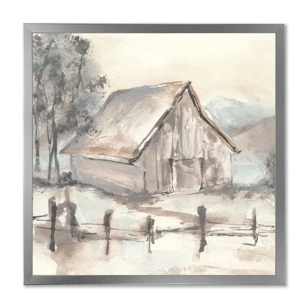 Farmhouse Barn Grey VII  Canvas