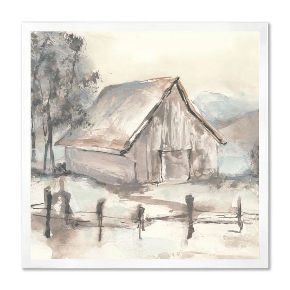 Farmhouse Barn Grey VII  Canvas