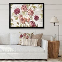 French Roses I  Canvas Wall Art