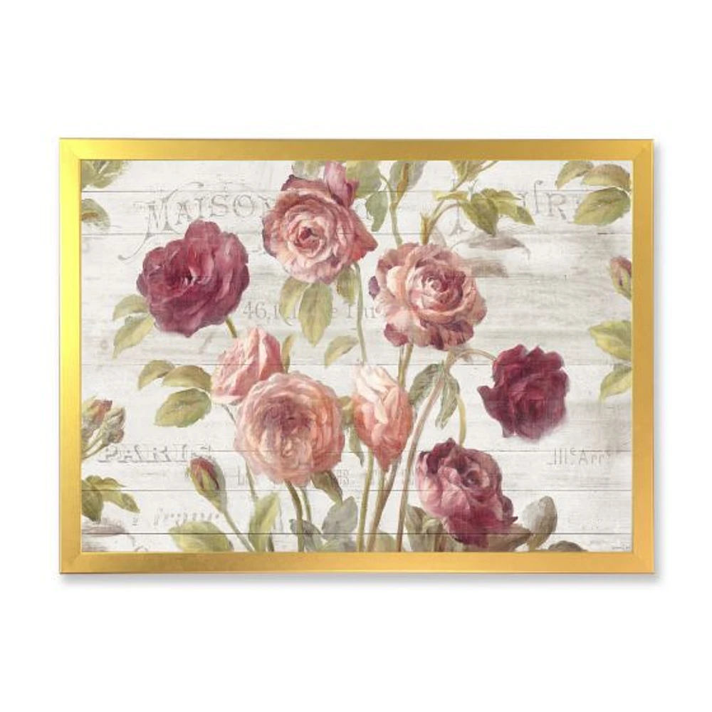 French Roses I  Canvas Wall Art