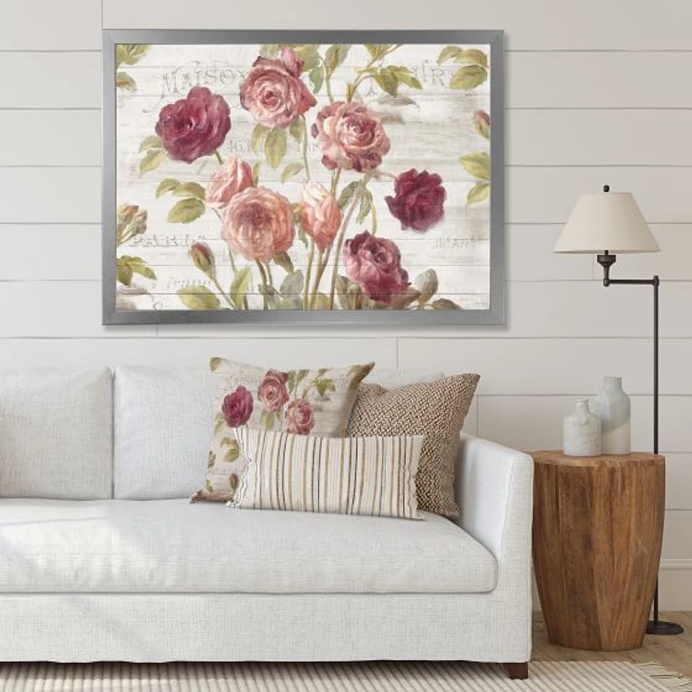 French Roses I  Canvas Wall Art