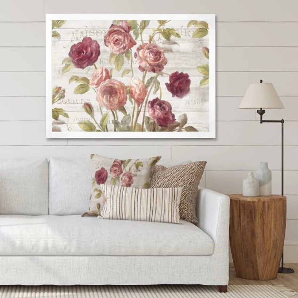 French Roses I  Canvas Wall Art