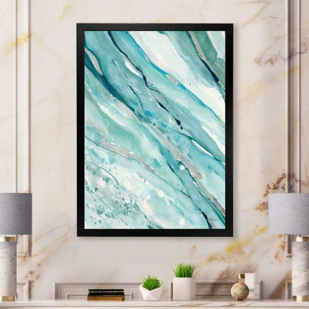 Silver Springs I Blue Green  Wall Art