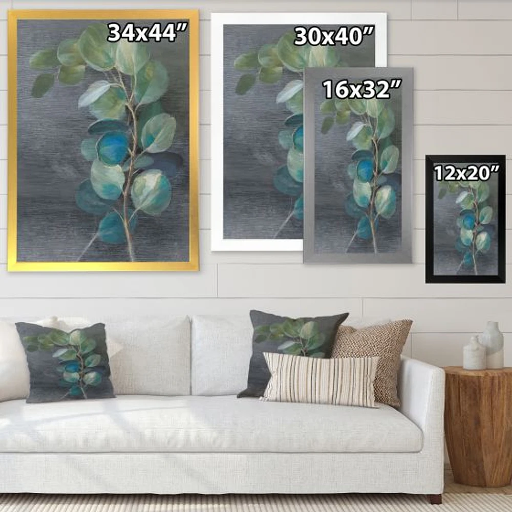 Fresh Leaves II  Canvas Wall Art Print