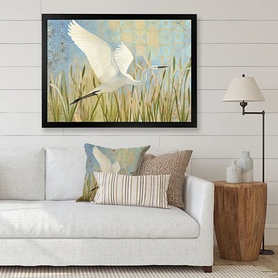 Toile « Snowy Egret Flight vII »