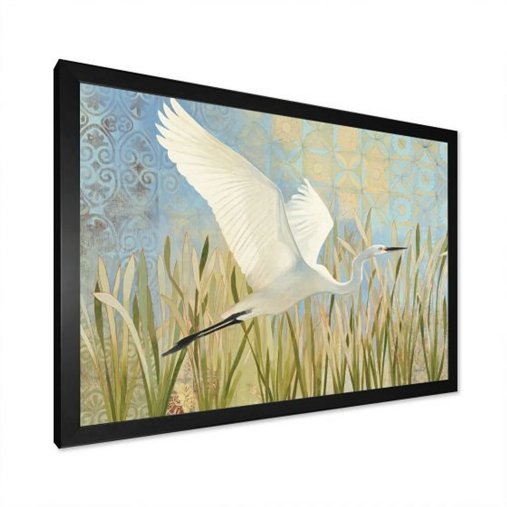 Toile « Snowy Egret Flight vII