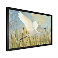 Toile « Snowy Egret Flight vII