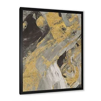 Marble Gold and Black  Wall Art