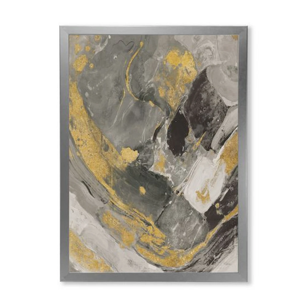 Marble Gold and Black II  Wall Art