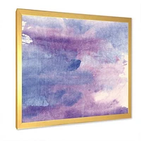 Watercolor Purple Haze II  Wall Art