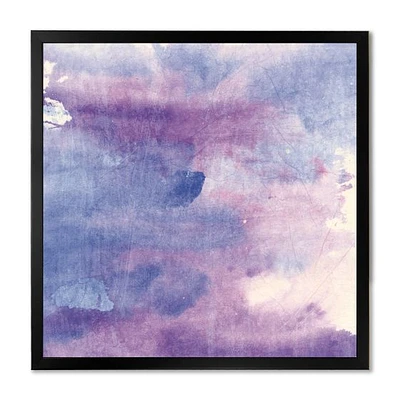 Toile « Watercolor Purple Haze II »