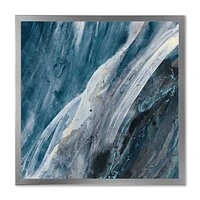 Splash Blue Indigo  Wall Art