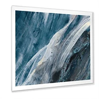 Splash Blue Indigo  Wall Art