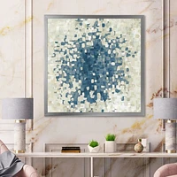 Toile « Geometric Blue Spots