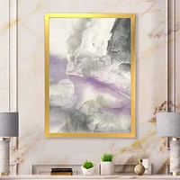 Watercolor Minimal Purple Tones I  Wall Art