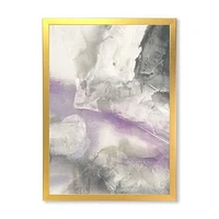 Watercolor Minimal Purple Tones I  Wall Art