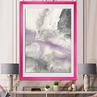 Watercolor Minimal Purple Tones I  Wall Art