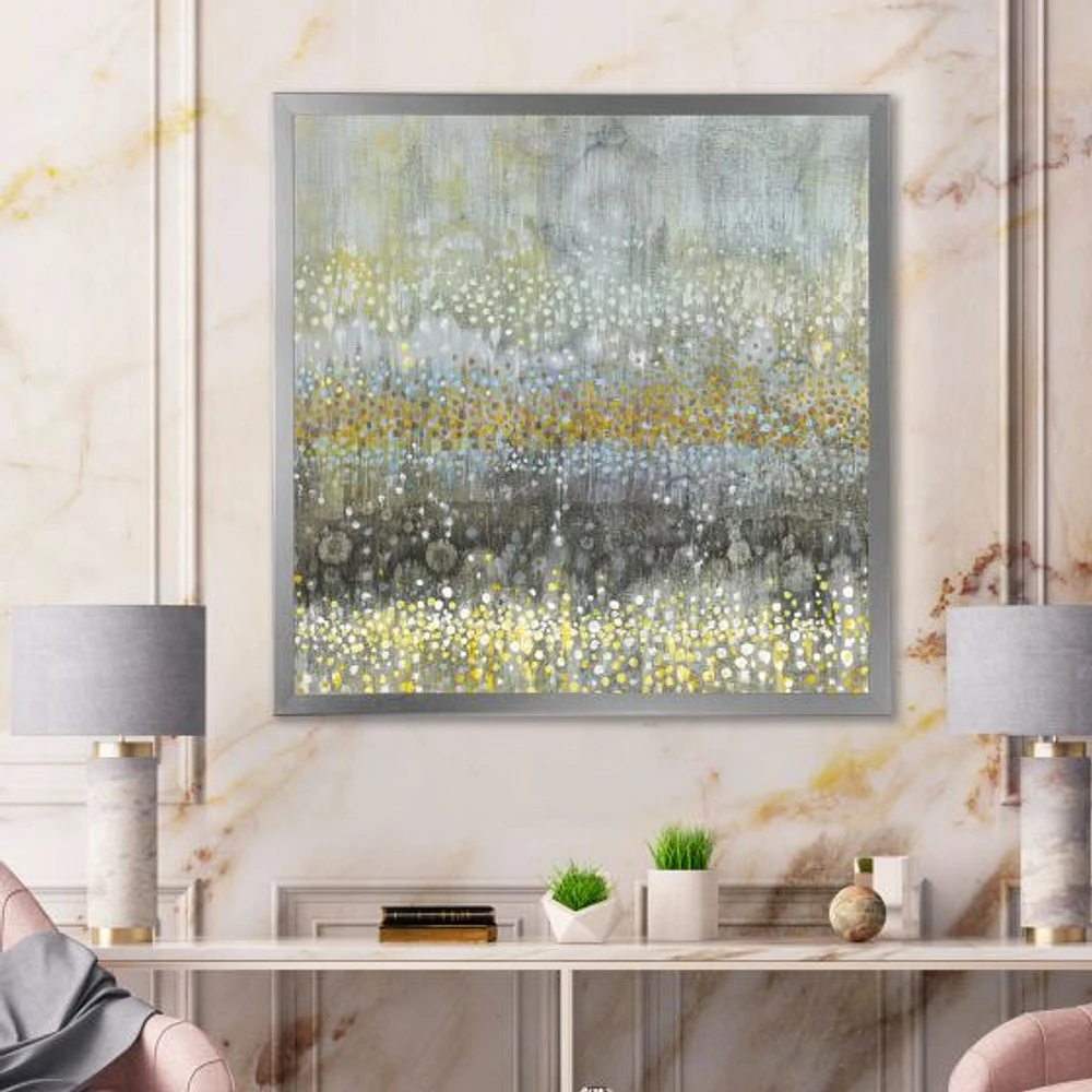 Glam Rain Abstract III - Modern & Contemporary Wall Art