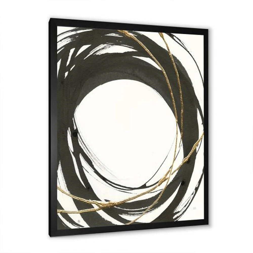 Gold Glamour Circle II  Wall Art