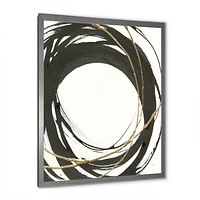 Gold Glamour Circle II  Wall Art