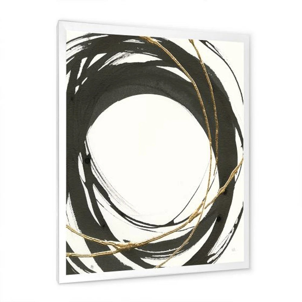 Gold Glamour Circle II  Wall Art