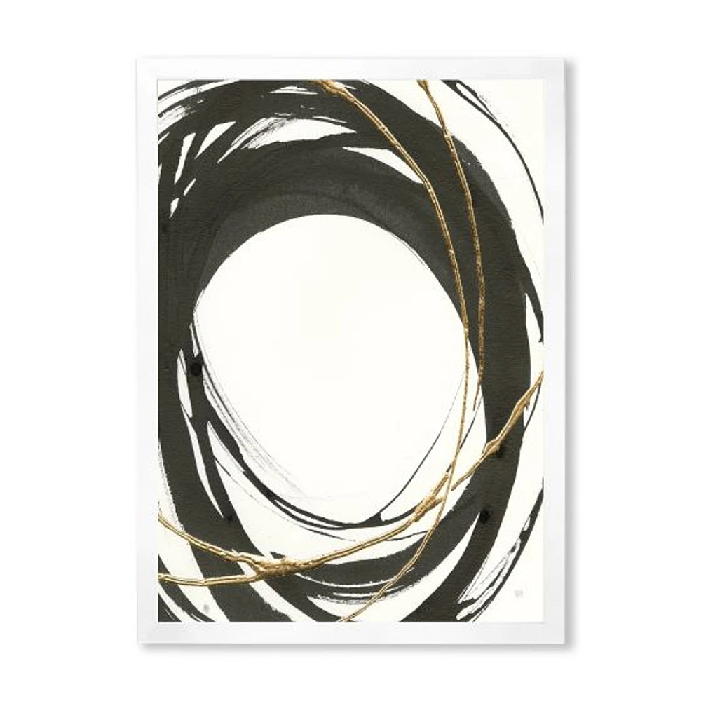 Gold Glamour Circle II  Wall Art