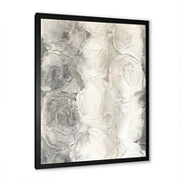 Gray Circles I  Canvas Wall Art