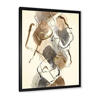 Gold Glam Squares III  Wall Art