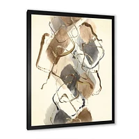 Gold Glam Squares III  Wall Art