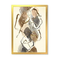 Gold Glam Squares III  Wall Art