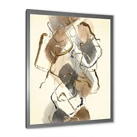 Gold Glam Squares III  Wall Art