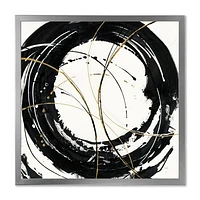 Gold Metallic Circle  Wall Art