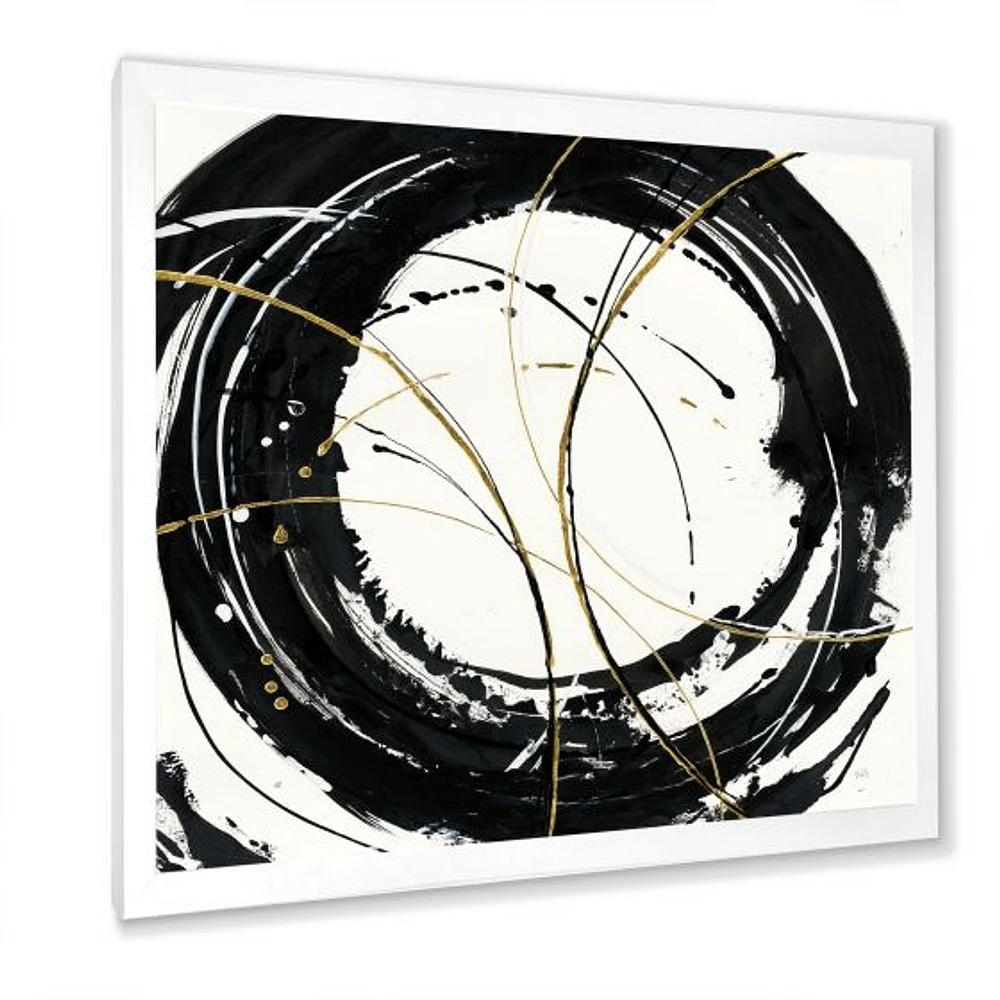 Gold Metallic Circle  Wall Art