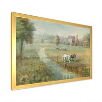 Tranquil Country Field  Wall Art