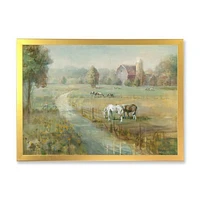 Toile « Tranquil Country Field