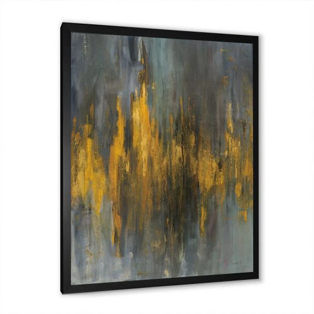 Black and Gold Glam Abstract Wall Art