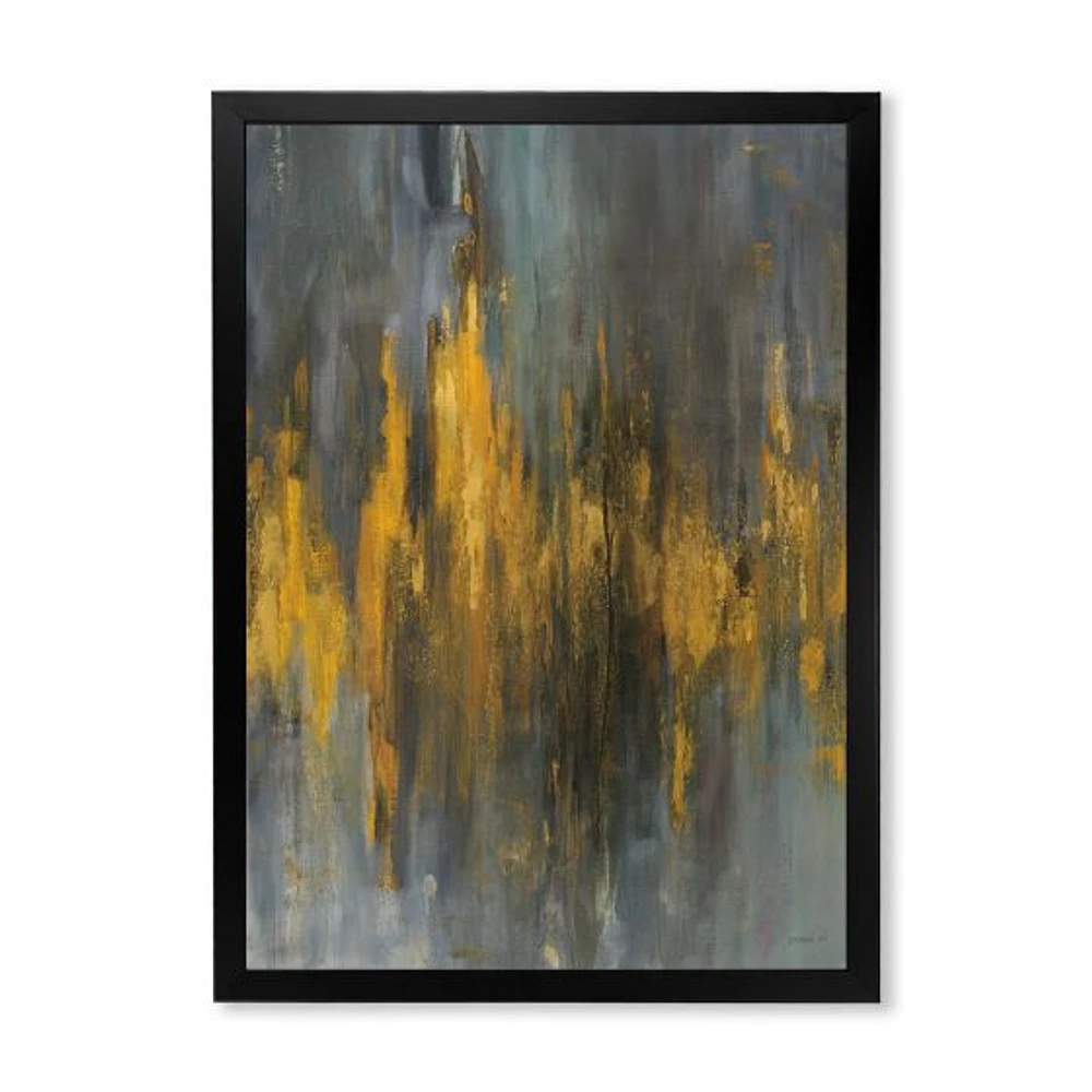 Black and Gold Glam Abstract Wall Art