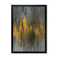 Black and Gold Glam Abstract Wall Art