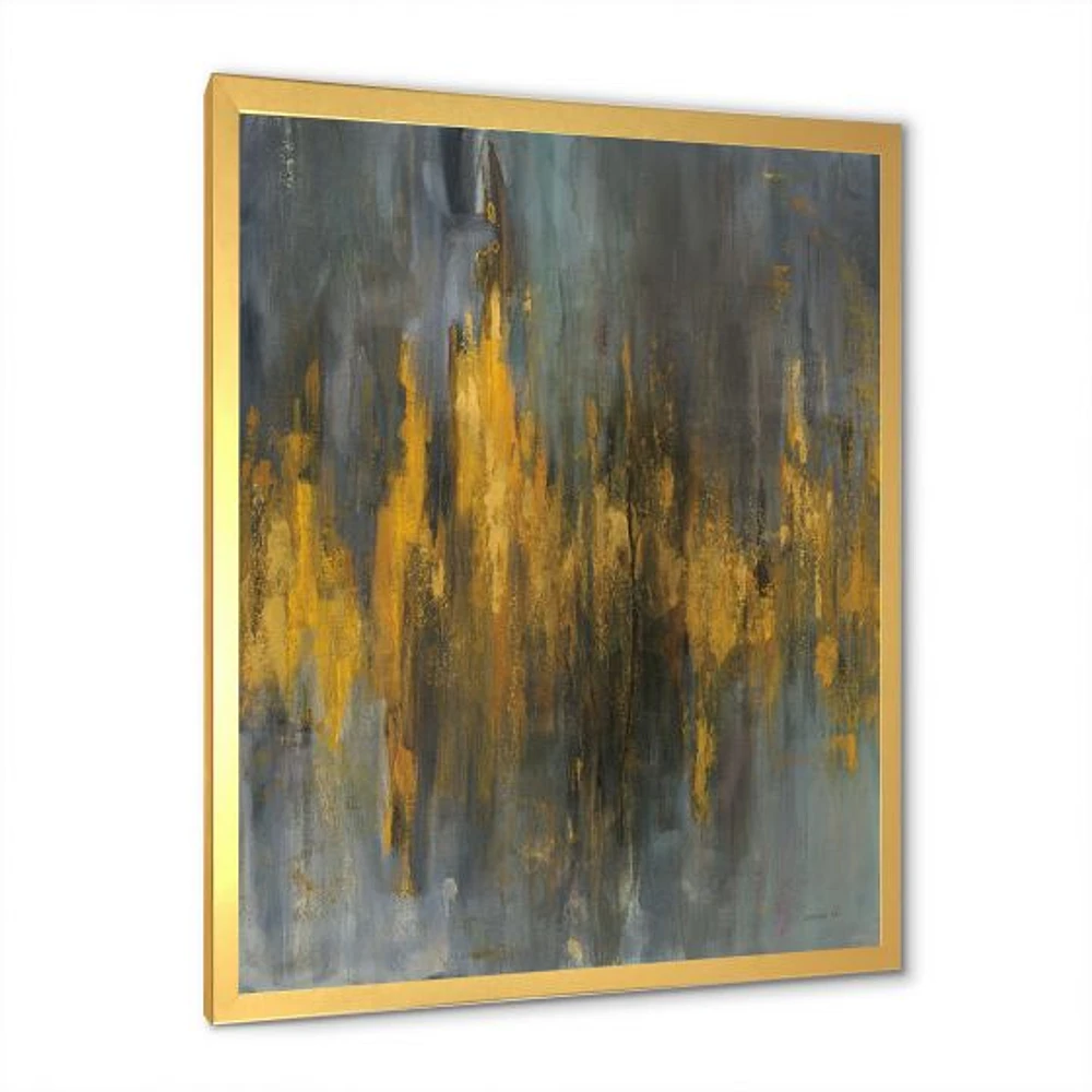 Black and Gold Glam Abstract Wall Art