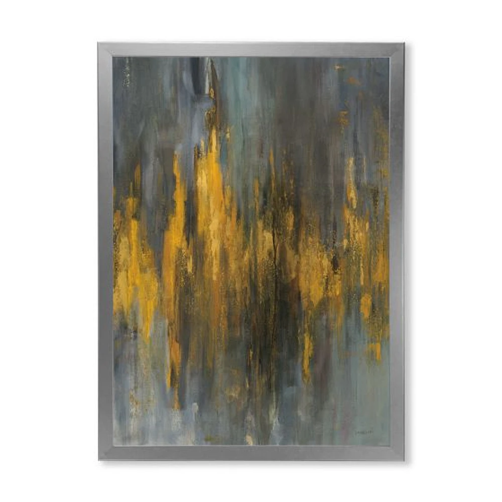 Black and Gold Glam Abstract Wall Art