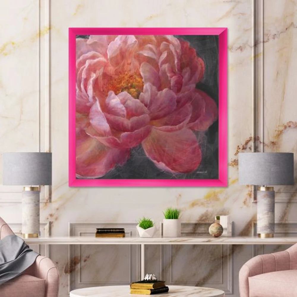 Toile « Vivid Pink Peonies I